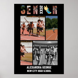Track And Field Graduation Senior Night Poster ポスター