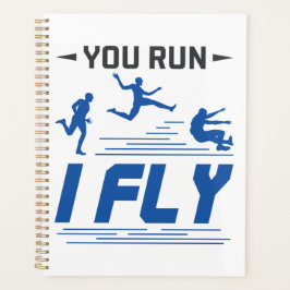 Track and Field Long Jump You 走 Fly プランナー手帳