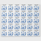 Track and Field Long Jump You 走 Fly ラッピングペーパー (フラット)