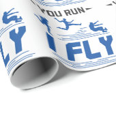 Track and Field Long Jump You 走 Fly ラッピングペーパー (ロールコーナー)
