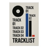 Tracklist - Vinyl - Poster ポスター (正面)
