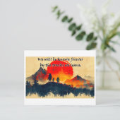 Tracks We Leave Behind - Design 1 ポストカード (スタンド正面)