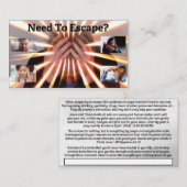 Tract – エスケープ 名刺 (正面/裏面)