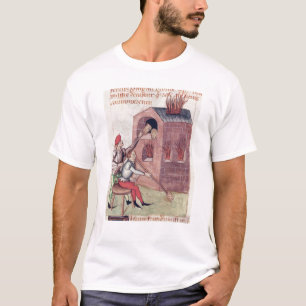 「Tractatus de Herbis'からのガラス職人、 Tシャツ