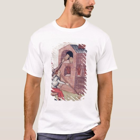 「Tractatus de Herbis'からのガラス職人、 Tシャツ (正面)