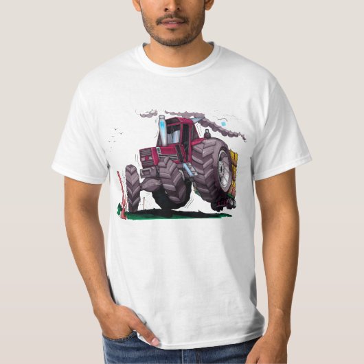 Tracteur Fiat Agri caricaturé Tシャツ (正面)