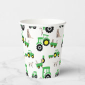 Tractor Birthday Party Cups Farm Theme 紙コップ (右)
