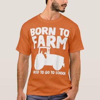 Tractor Farm Farmer Farming Tシャツ