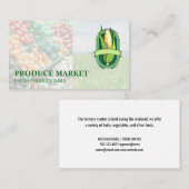 Tractor | Fresh Corn Produce 名刺 (正面/裏面)