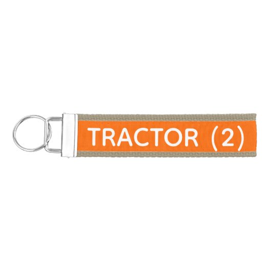 Tractor Keychain リストバンドキーホルダー (鍵左)