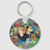 Tractors Birthday 10 Years キーホルダー (正面)