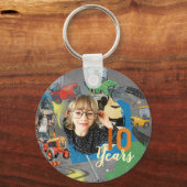 Tractors Birthday 10 Years キーホルダー (正面)