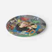 Tractors Birthday 10 Years ペーパープレート (アングル)