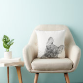 Tracyの石によるかわいいフレンチ・ブルドッグのクッション クッション (椅子)