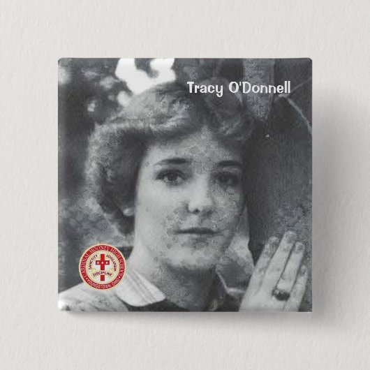 Tracy O'Donnell 缶バッジ (正面)