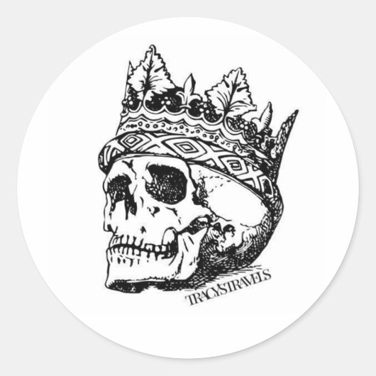 Tracy's Travels Stickers ラウンドシール (正面)