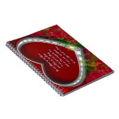 Trad。 スコット愛誓約: 私の血の血-花柄 ノートブック (右側)