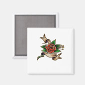 Trad Tattoo 005 Sticker マグネット (正面/裏面)