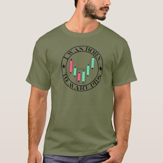 Trade Design | 強気のチャートパターン | Pips Tシャツ (正面)