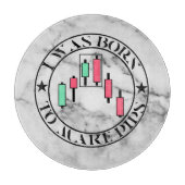 Trade Design | Bearish pattern Marble | Pips カッティングボード (正面)