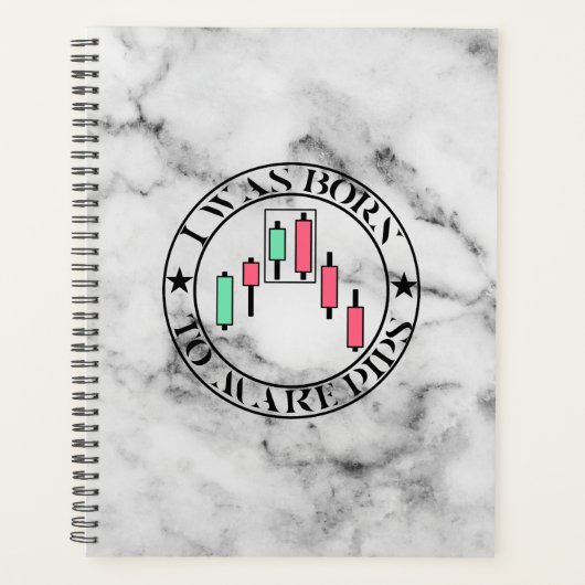 Trade Design | Bearish pattern Marble | Pips プランナー手帳 (正面)