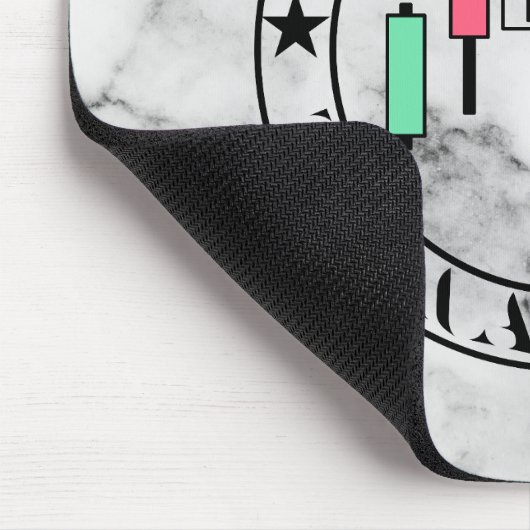 Trade Design | Bearish pattern Marble | Pips マウスパッド (コーナー)