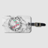 Trade Design | Bearish pattern Marble | Pips ラゲッジタグ (正面横)