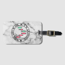 Trade Design | Bearish pattern Marble | Pips ラゲッジタグ