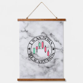 Trade Design | Bearish pattern Marble | Pips 吊り下げ型タペストリー