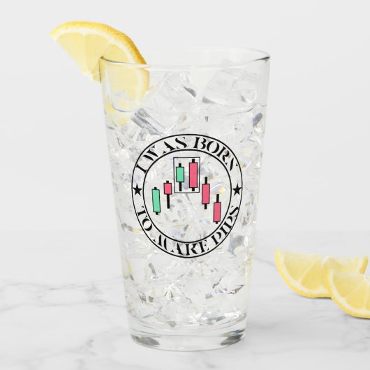 Trade Design | Bearish pattern | Pips タンブラーグラス (アイス正面)
