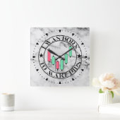 Trade Design | Bullish pattern | Marble スクエア壁時計 (ホーム)