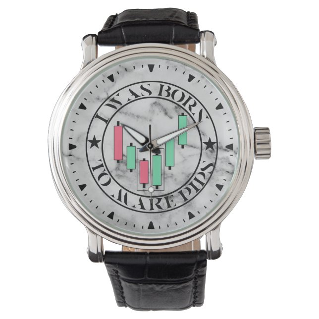 Trade Design | Bullish pattern | Marble 腕時計 (正面)