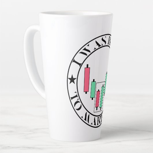 Trade Design | Bullish pattern | Pips カフェラテマグ (左アングル)