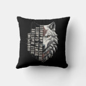 Trade Design | White Wolf | 2 sided クッション (裏面)