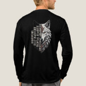 Trade Design | White Wolf | 2 sided トライブレンドＴシャツ (背面)