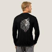 Trade Design | White Wolf | 2 sided トライブレンドＴシャツ (背面全体)
