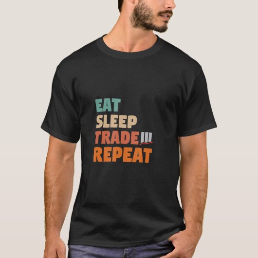 Trade I投資家ファイナンス証券資本主義 Tシャツ (正面)