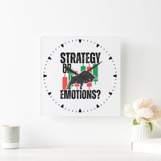 Trade Motivation | Bull market | Strategy  スクエア壁時計 (ホーム)
