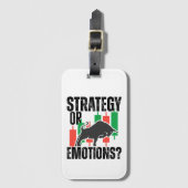 Trade Motivation | Bull market | Strategy  ラゲッジタグ (正面縦)