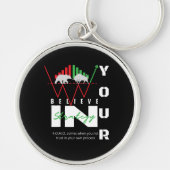 Trade Motivation | Bullish | Pattern キーホルダー (正面)