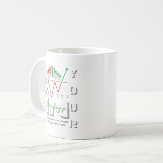 Trade Motivation | Bullish | Pattern コーヒーマグカップ (正面左)