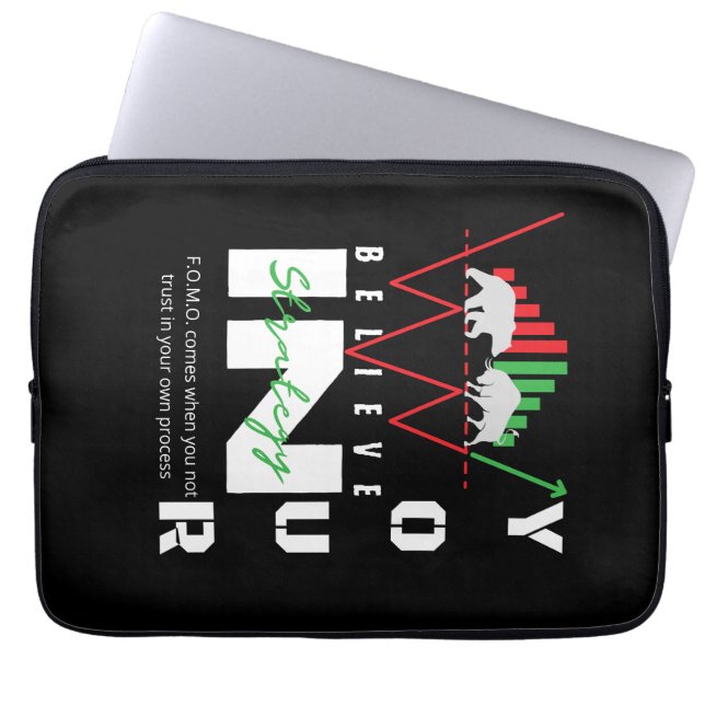 Trade Motivation | Bullish | Pattern ラップトップスリーブ (正面)