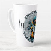 Trade Motivation | Cyberpunk Sniper | Fantasy  カフェラテマグ (左アングル)