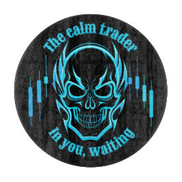 Trade Motivation | Skull | Calm Trader カッティングボード
