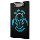 Trade Motivation | Skull | Calm Trader クリップボード (左)