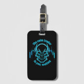 Trade Motivation | Skull | Calm Trader ラゲッジタグ (正面縦)