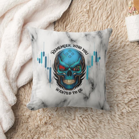 Trade Motivation | Skull N Marble | Remember  クッション (ブランケット)