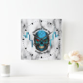 Trade Motivation | Skull N Marble | Remember スクエア壁時計 (ホーム)