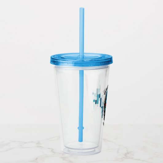 Trade Motivation | Skull | Remember  アクリルタンブラー (右)