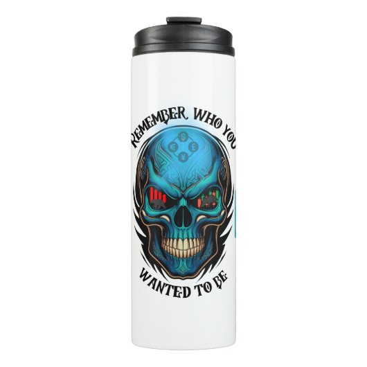 Trade Motivation | Skull | Remember  タンブラー (正面)